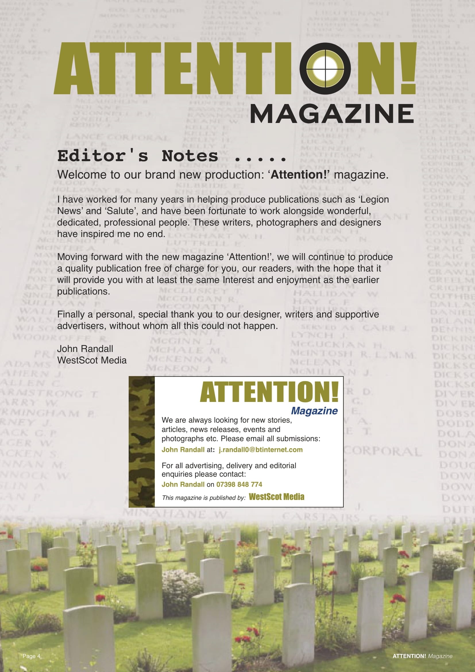 Attention Magazine Issue #1 Page 4