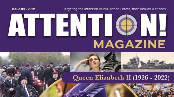 Top of the front cover of Attention Magazine Issue #9. 
