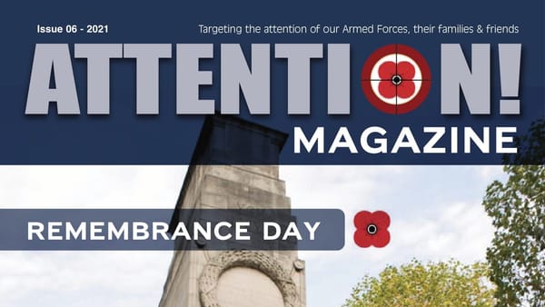 Top of the front cover of Attention Magazine Issue #6. 