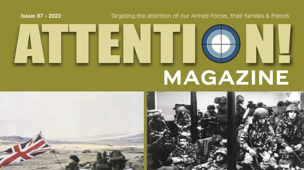 Top of the front cover of Attention Magazine Issue #7.